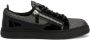 Giuseppe Zanotti diamond-quilted glitter panelled sneakers Black - Thumbnail 1