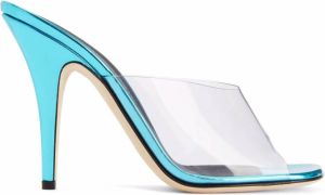 Giuseppe Zanotti Earthshine plexi-detail sandals Blue