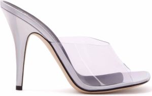 Giuseppe Zanotti Earthshine plexy high heel sandals Silver