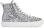Giuseppe Zanotti Ecoblabber glitter high-top sneakers Silver - Thumbnail 1