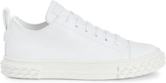 Giuseppe Zanotti Ecoblabber leather low-top sneakers White