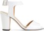 Giuseppe Zanotti Emmanuelle 80mm block-heel sandals White - Thumbnail 1