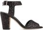 Giuseppe Zanotti Emmanuelle 80mm glitter sandals Black - Thumbnail 1