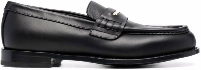 Giuseppe Zanotti Euro leather loafers Black