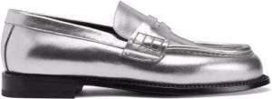 Giuseppe Zanotti Euro leather loafers Grey