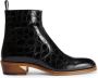 Giuseppe Zanotti Fabyen crocodile-effect leather boots Black - Thumbnail 1