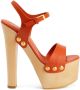 Giuseppe Zanotti Fanny 170mm platform sandals Orange - Thumbnail 1