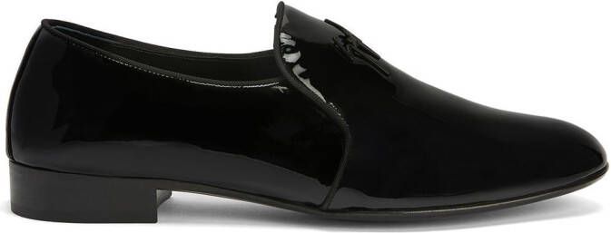 Giuseppe Zanotti Fergus high-shine loafers Black