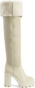 Giuseppe Zanotti Feridha 70mm knee-high boots White