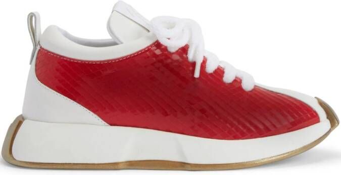 Giuseppe Zanotti Ferox leather sneakers Red