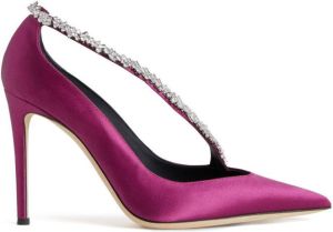 Giuseppe Zanotti Filipa Crystal embellished pumps Pink