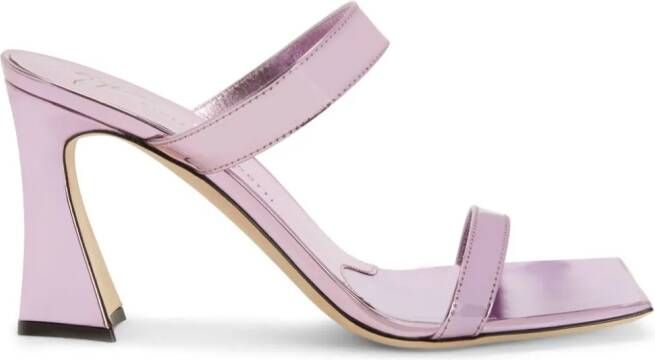 Giuseppe Zanotti Flaminia 85mm open-toe mules Pink