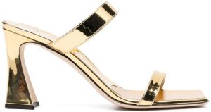 Giuseppe Zanotti Flaminia 95mm sandals Gold