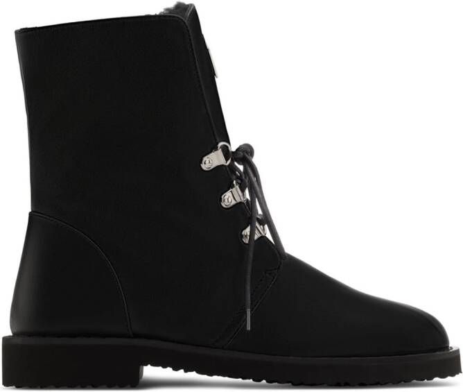 Giuseppe Zanotti Fortune leather boots Black