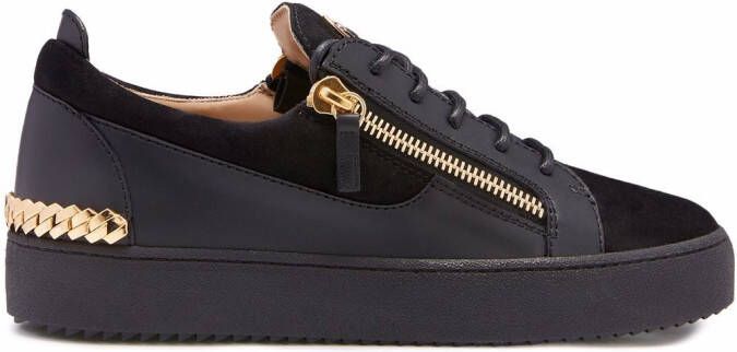 Giuseppe Zanotti Frankie chain-link sneakers Black