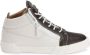 Giuseppe Zanotti Frankie colour-block leather sneakers White - Thumbnail 1