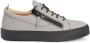 Giuseppe Zanotti Frankie lace-and-zip low-top sneakers Grey - Thumbnail 1