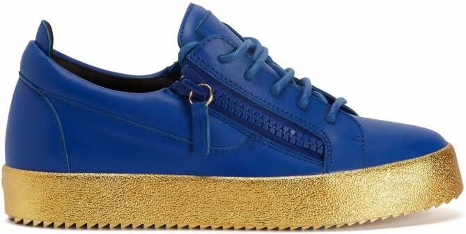 Giuseppe Zanotti Frankie lace-up sneakers Blue