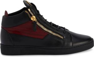 Giuseppe Zanotti Frankie leather high-top sneakers Black