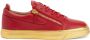 Giuseppe Zanotti Frankie leather low-top sneakers Red - Thumbnail 1