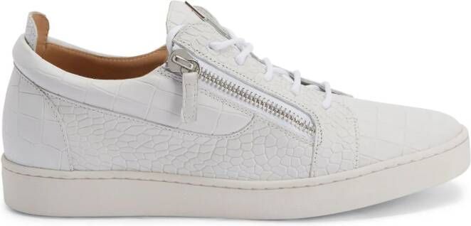 Giuseppe Zanotti Frankie leather low-top sneakers White