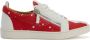 Giuseppe Zanotti Frankie low-top leather sneakers Red - Thumbnail 1