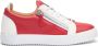 Giuseppe Zanotti Frankie low-top leather sneakers Red - Thumbnail 1