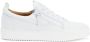 Giuseppe Zanotti Frankie tonal leather sneakers White - Thumbnail 1