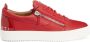 Giuseppe Zanotti Frankie zip-details sneakers Red - Thumbnail 1