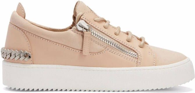 Giuseppe Zanotti Gail chain-link detail sneakers Pink