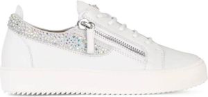 Giuseppe Zanotti Gail crystal-embellished sneakers White