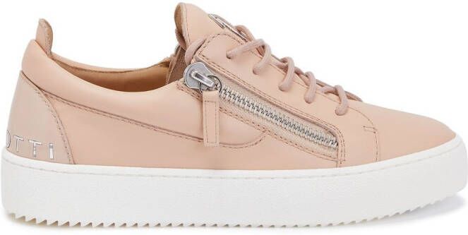 Giuseppe Zanotti Gail leather low-top sneakers Pink