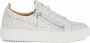 Giuseppe Zanotti Gail monogram-print low-top sneakers White - Thumbnail 1