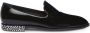Giuseppe Zanotti Gatien crystal-embellished leather loafers Black - Thumbnail 1