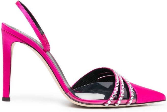 Giuseppe Zanotti gem-embellished 110mm heeled pumps Pink