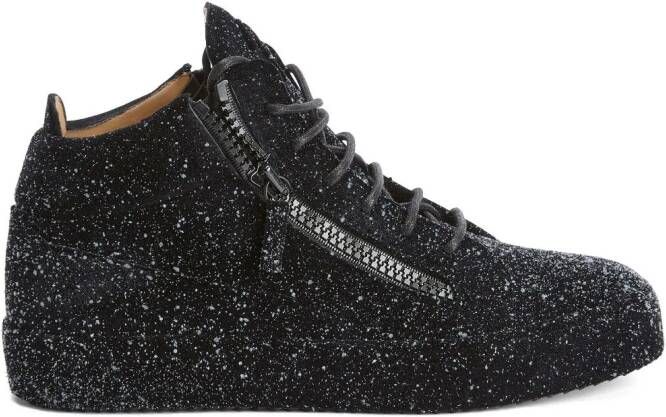 Giuseppe Zanotti glitter-embellished sneakers Black