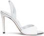 Giuseppe Zanotti glitter high-heeled sandals White - Thumbnail 1