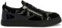 Giuseppe Zanotti glitter panelled low-top sneakers Black - Thumbnail 1