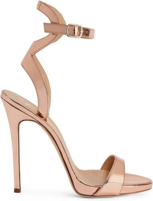 Giuseppe Zanotti Gwyneth 120mm metallic sandals Pink