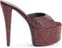 Giuseppe Zanotti Gz Aida 150mm mules Red - Thumbnail 1