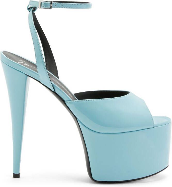 Giuseppe Zanotti GZ Aida platform sandals Blue