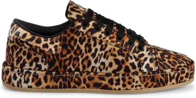 Giuseppe Zanotti GZ-City leopard-print sneakers Brown