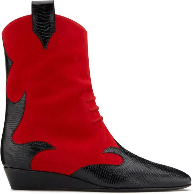 Giuseppe Zanotti Hadley flat boots Red