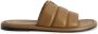 Giuseppe Zanotti Harmande quilted leather slides Brown - Thumbnail 1