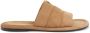 Giuseppe Zanotti Harmande quilted suede slides Brown - Thumbnail 1