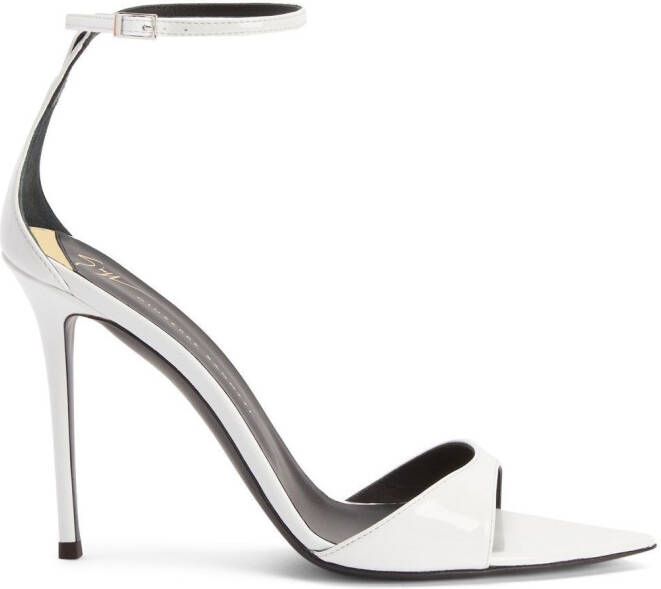 Giuseppe Zanotti heeled leather sandals White
