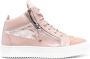 Giuseppe Zanotti high-top lace-up sneakers Pink - Thumbnail 1