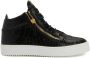 Giuseppe Zanotti high-top leather sneakers Black - Thumbnail 1