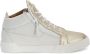 Giuseppe Zanotti high-top leather zip-up sneakers White - Thumbnail 1