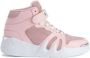 Giuseppe Zanotti high-top suede-panel sneakers Pink - Thumbnail 1
